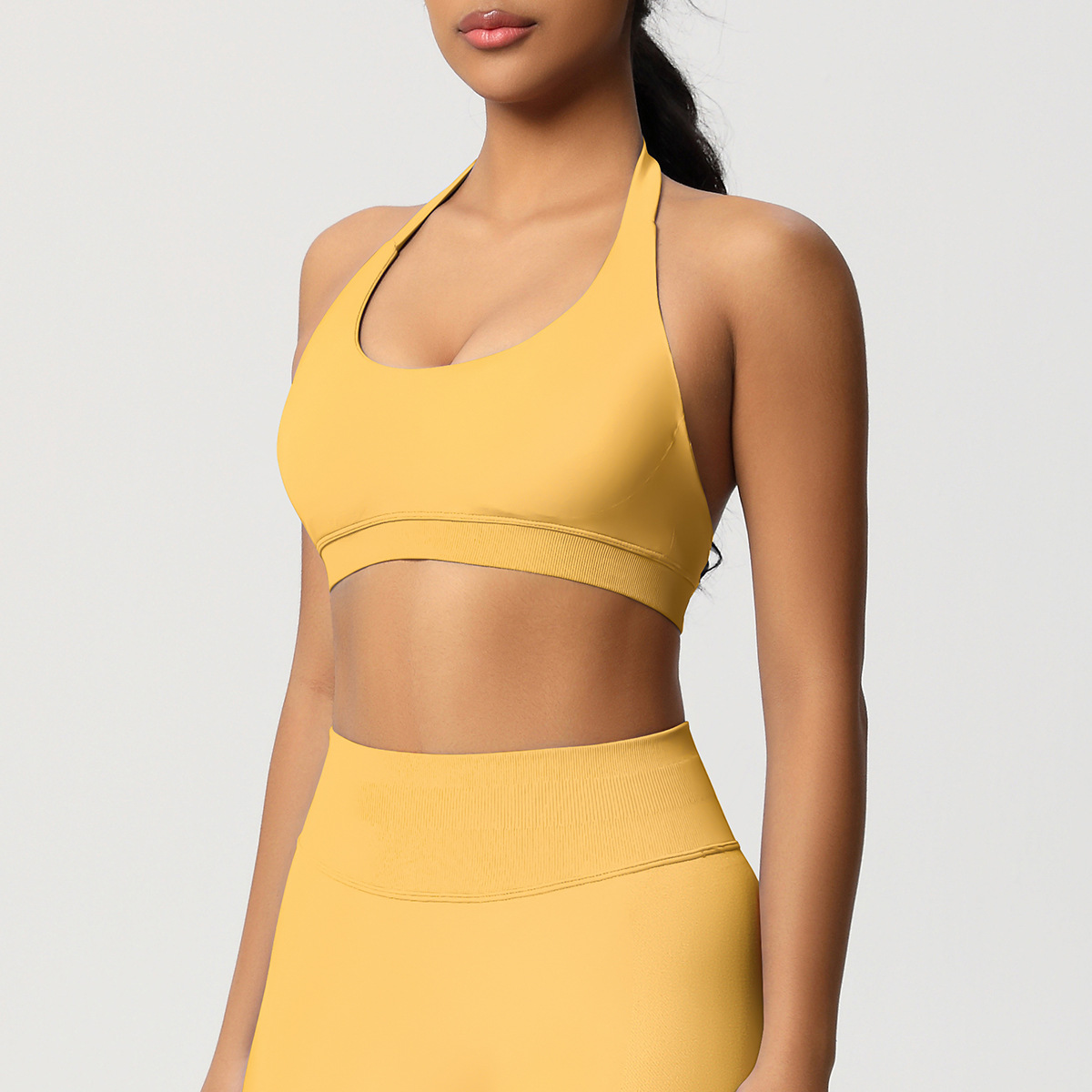 Women's Seamless Sports Bra and Leggings Set