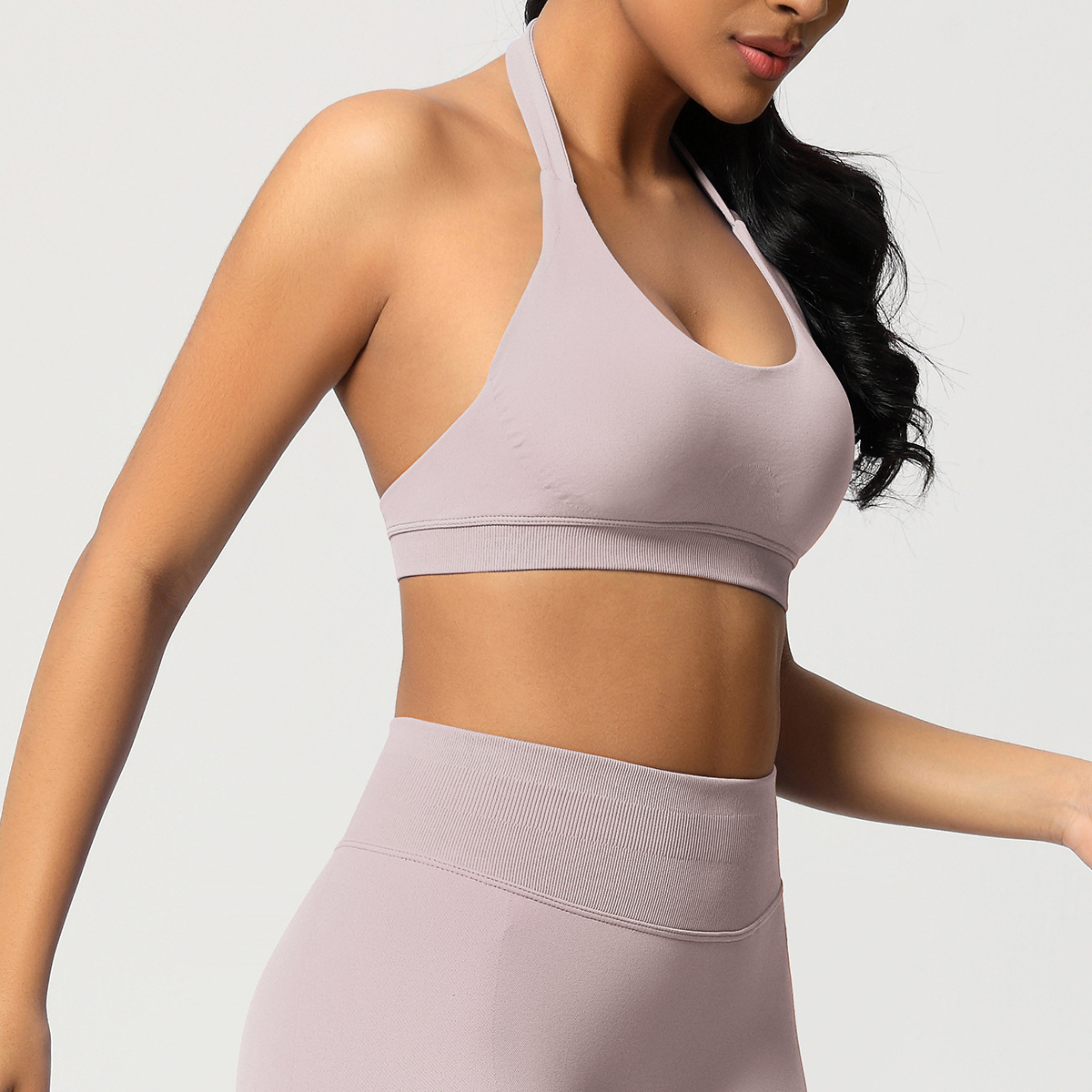 Women's Seamless Sports Bra and Leggings Set