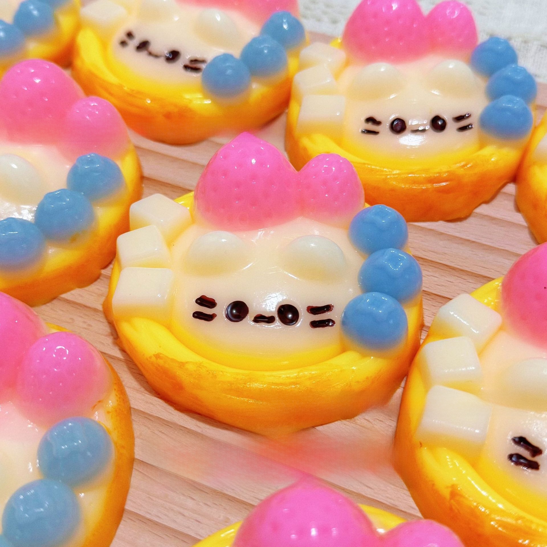Food Squishy Fidget Toy, Cat Egg Tart and 23 More Styles