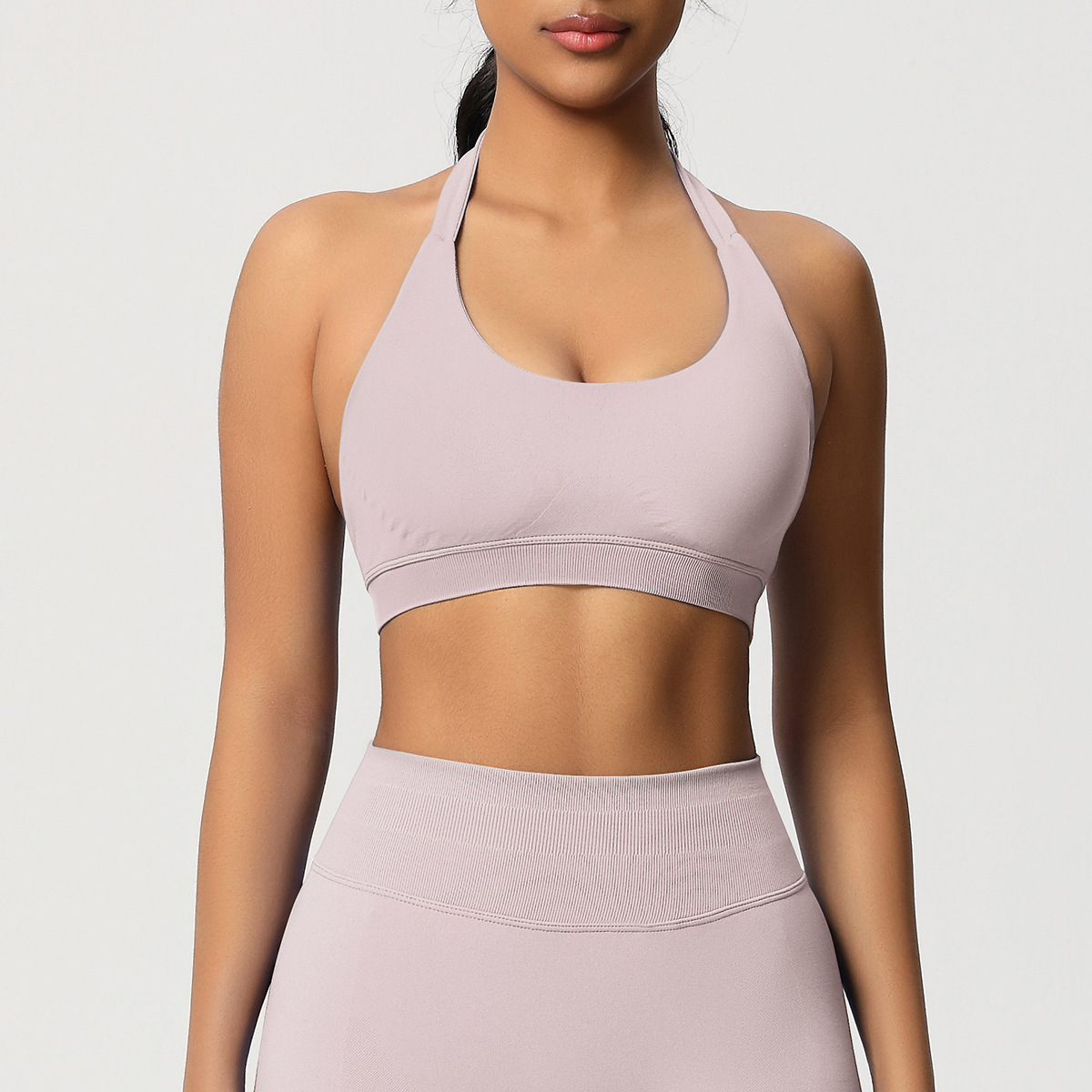 Women's Seamless Sports Bra and Leggings Set