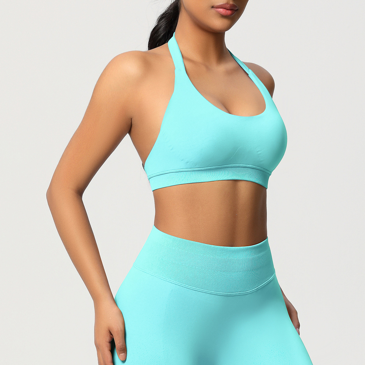 Women's Seamless Sports Bra and Leggings Set
