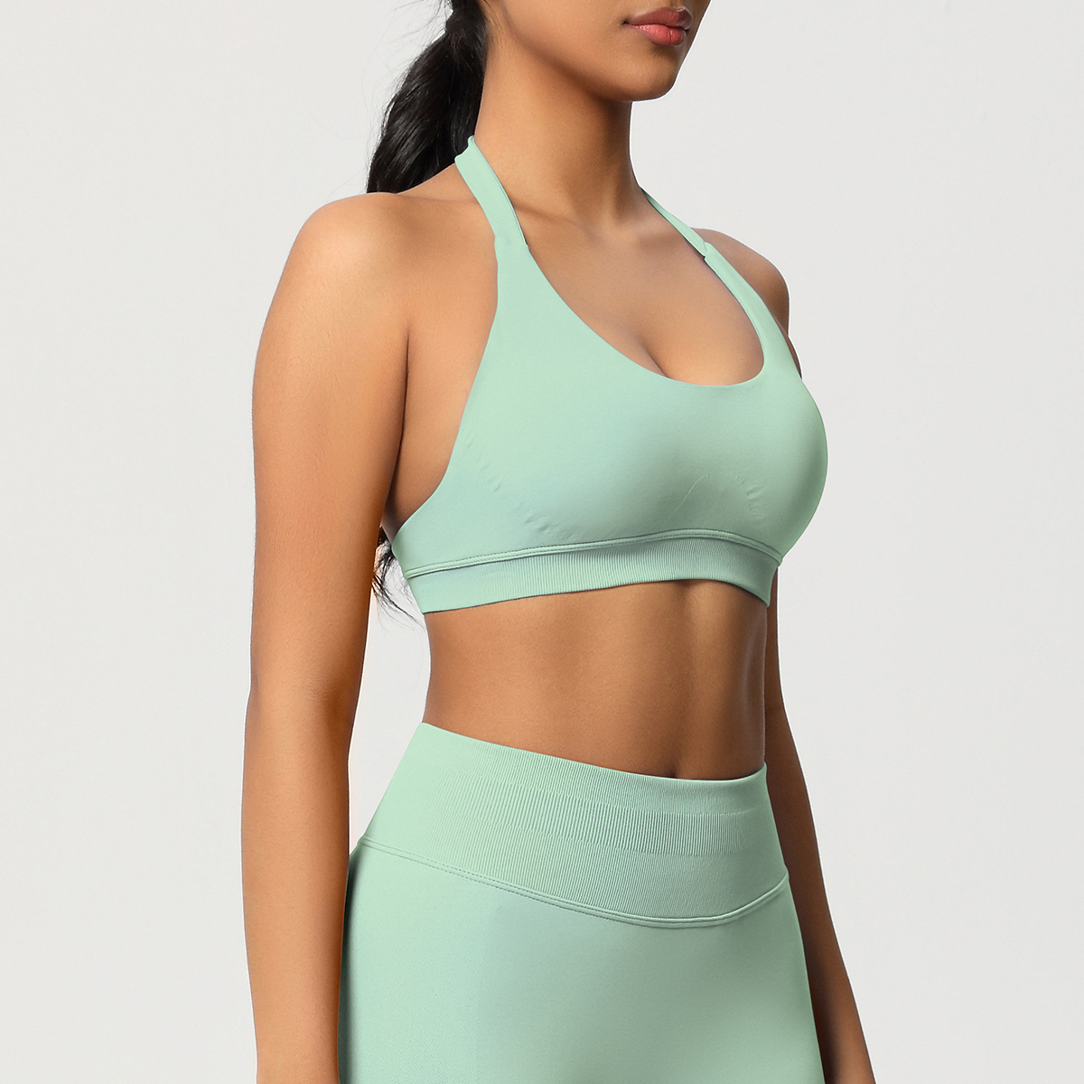 Women's Seamless Sports Bra and Leggings Set