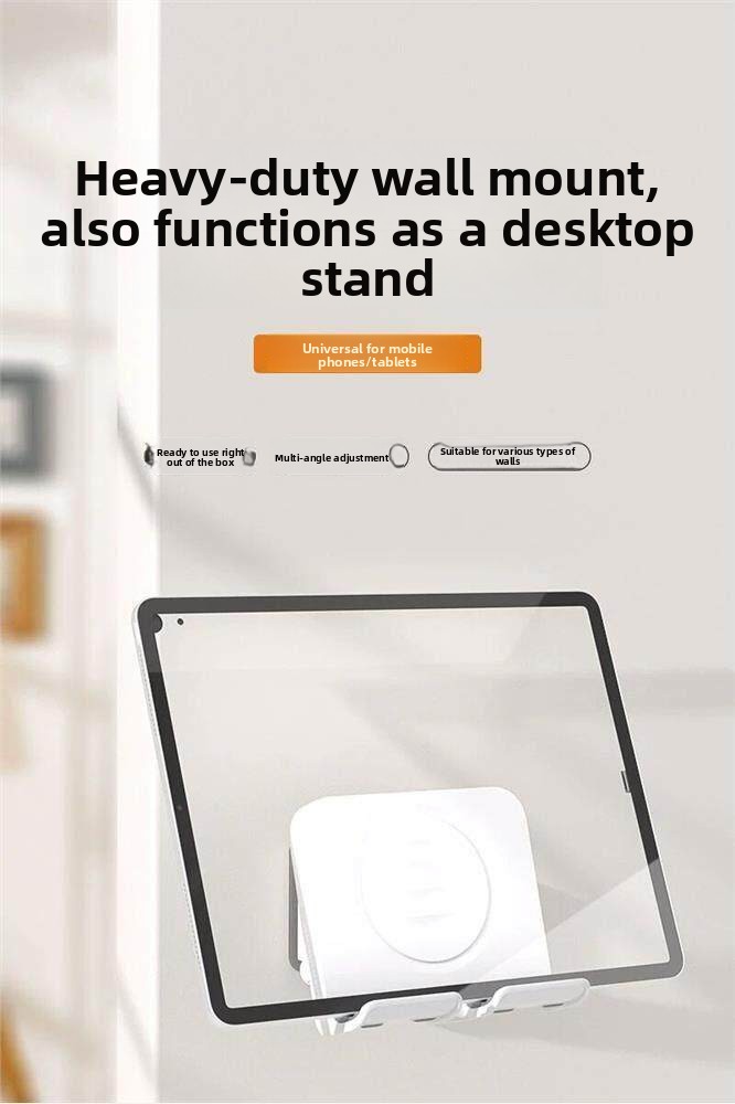 Wall-mounted mobile phone rack