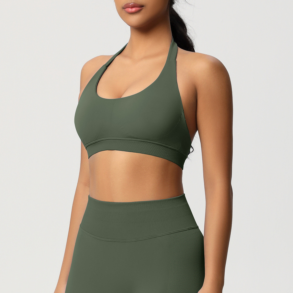 Women's Seamless Sports Bra and Leggings Set