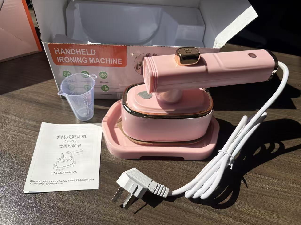 2-in-1 Foldable Handheld Garment Steamer and Iron, Portable Mini Travel Steamer