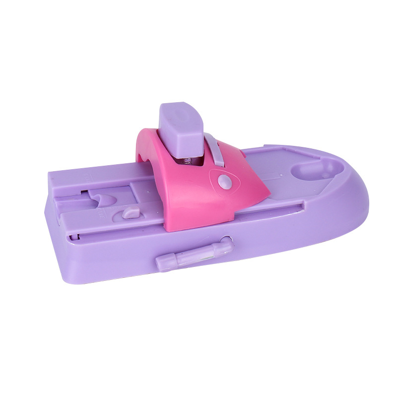 DIY Nail Art Stamper with 6 Pattern Plates and Stamp Head for Fingernail Printing Tool