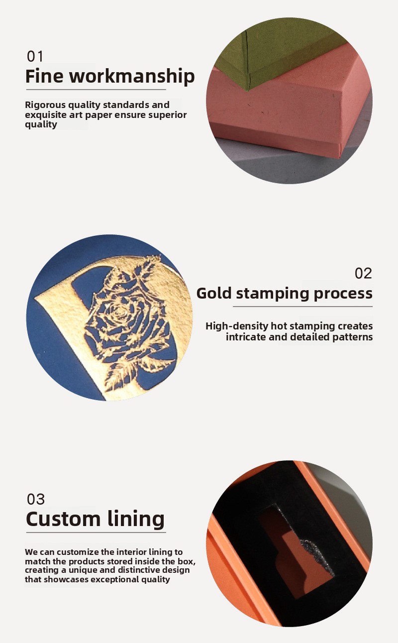 Jewelry Box with Anti-Oxidation PE Film Suspension Display