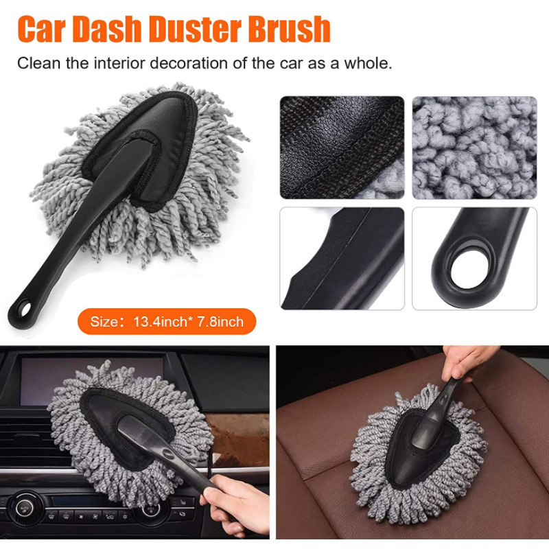 9-Piece Car Wash Kit with Microfiber Towels and Gloves