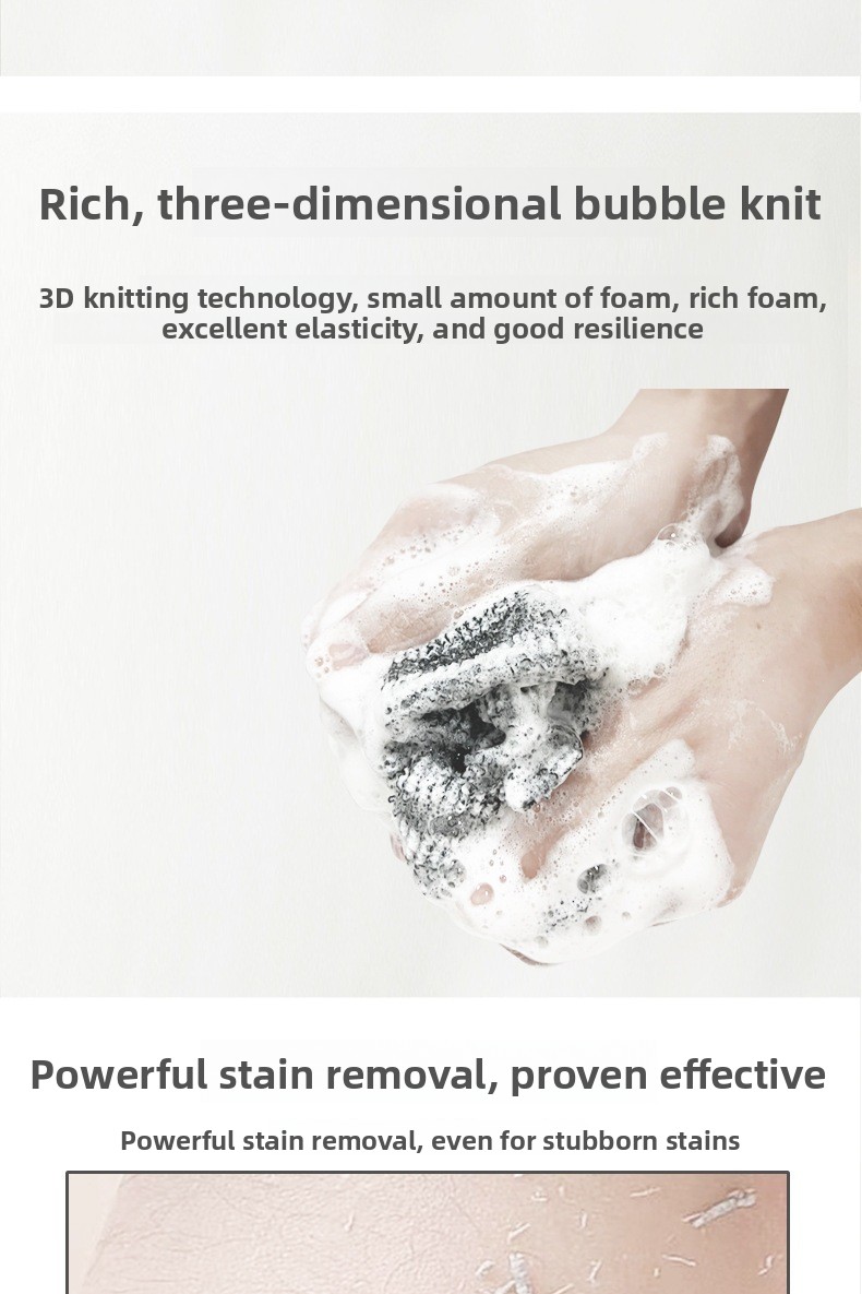 Long Nylon Exfoliating Back Scrubber Towel for Shower and Sauna
