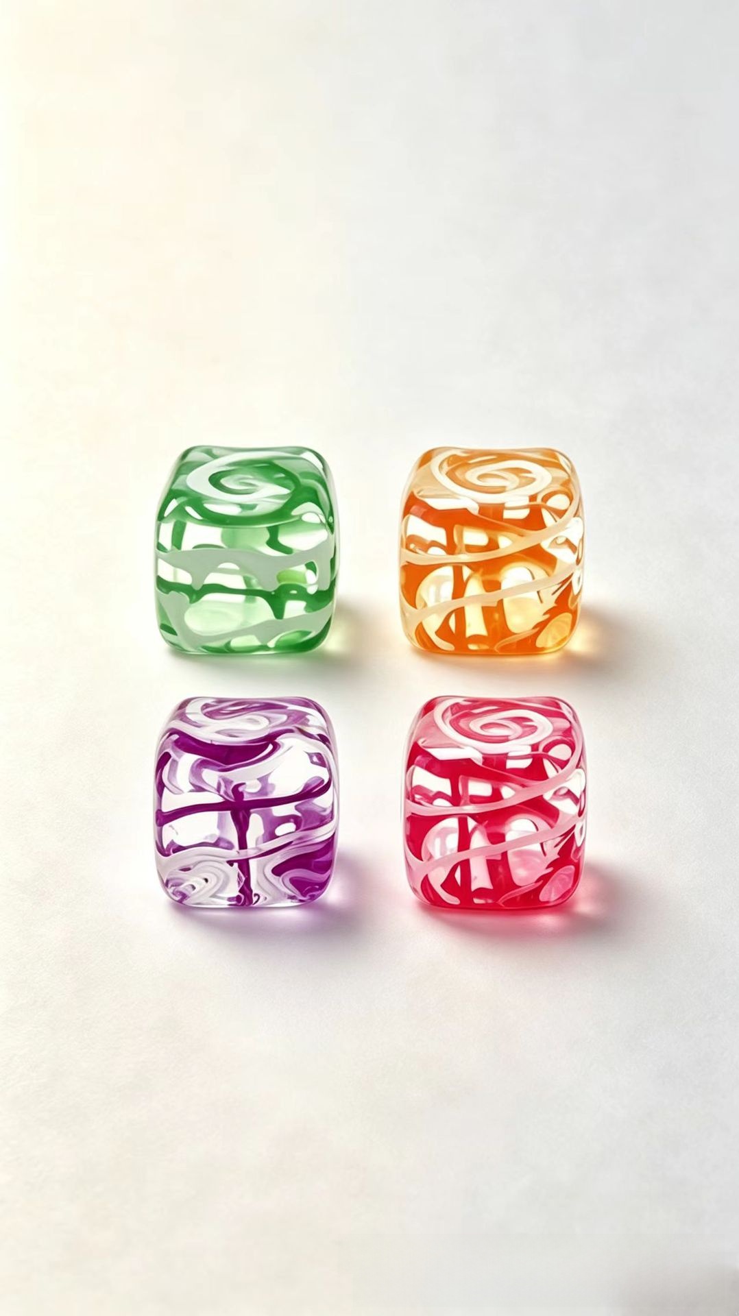 Slow Rebound TPR Squishy Fidget Toy, Block and Ball Shapes