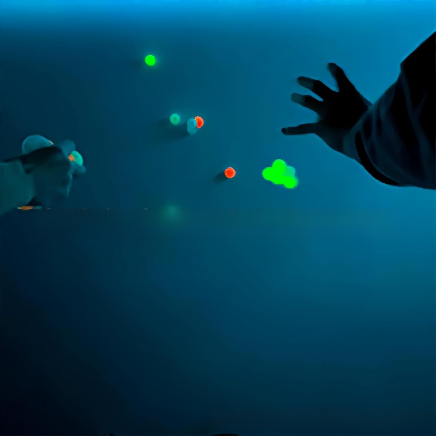 Glow-in-the-Dark Sticky Ball for Ceilings and Walls, Reusable Squeeze Toy