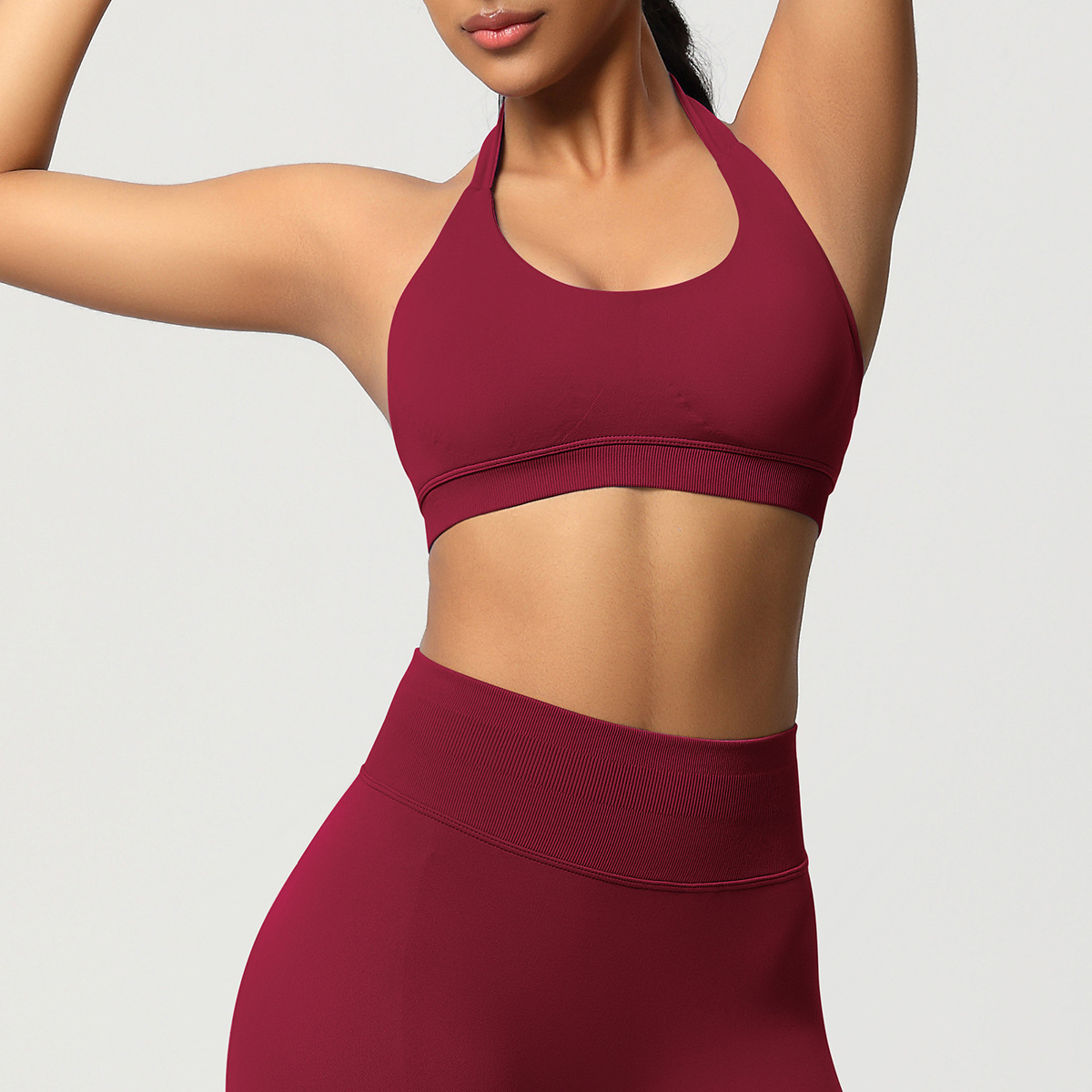 Women's Seamless Sports Bra and Leggings Set
