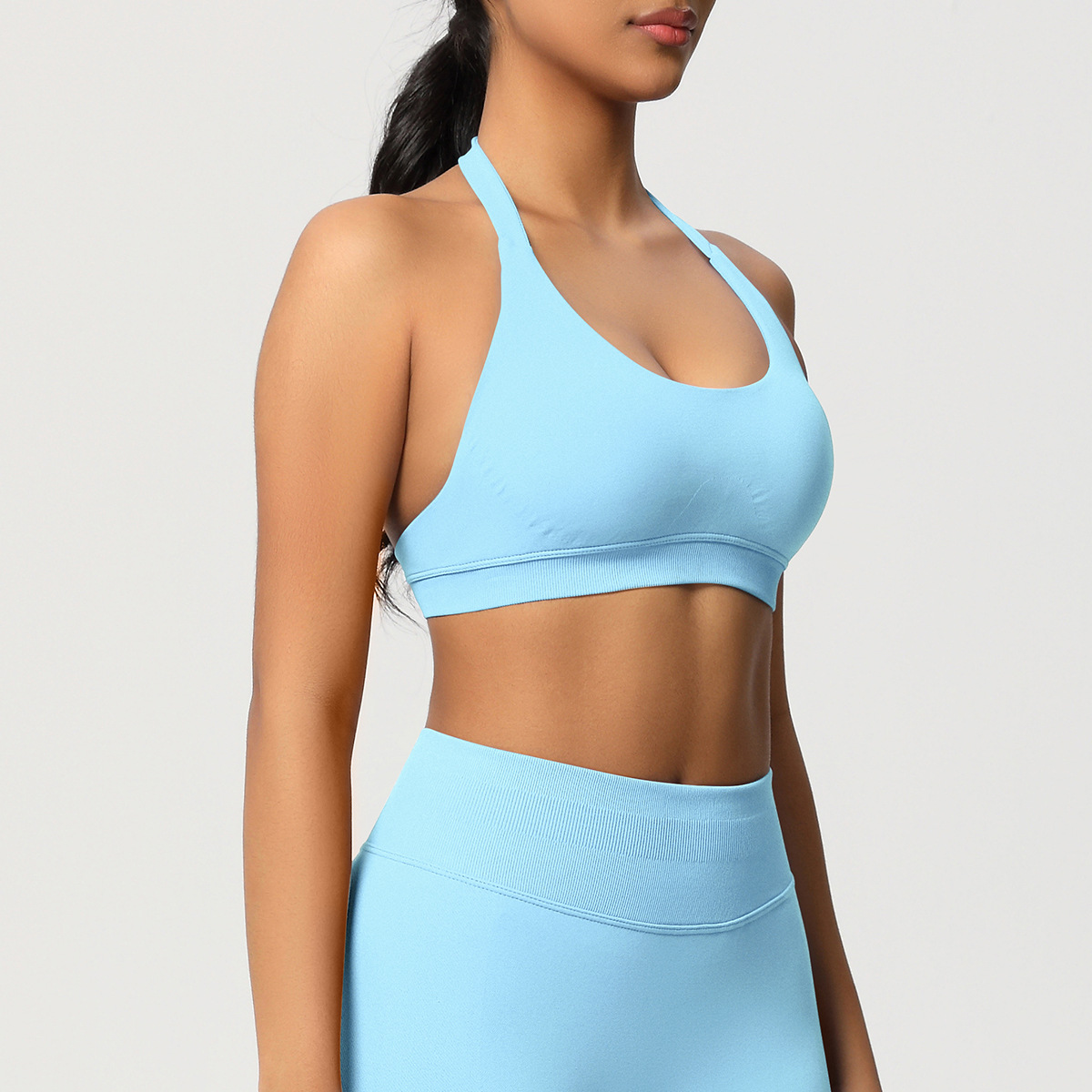 Women's Seamless Sports Bra and Leggings Set