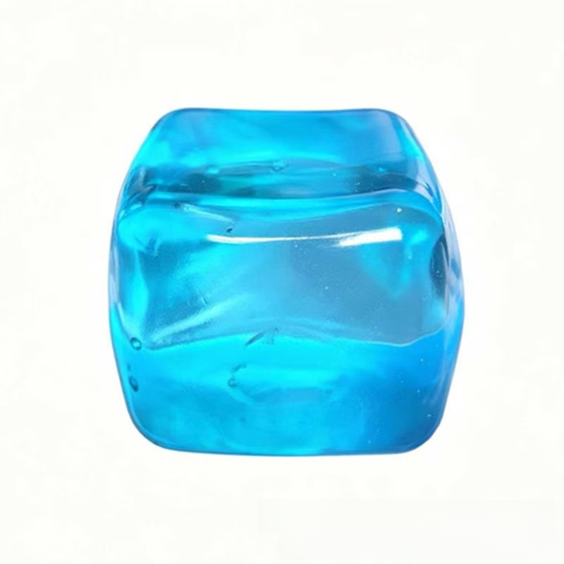 Slow Rebound TPR Squishy Fidget Toy, Block and Ball Shapes