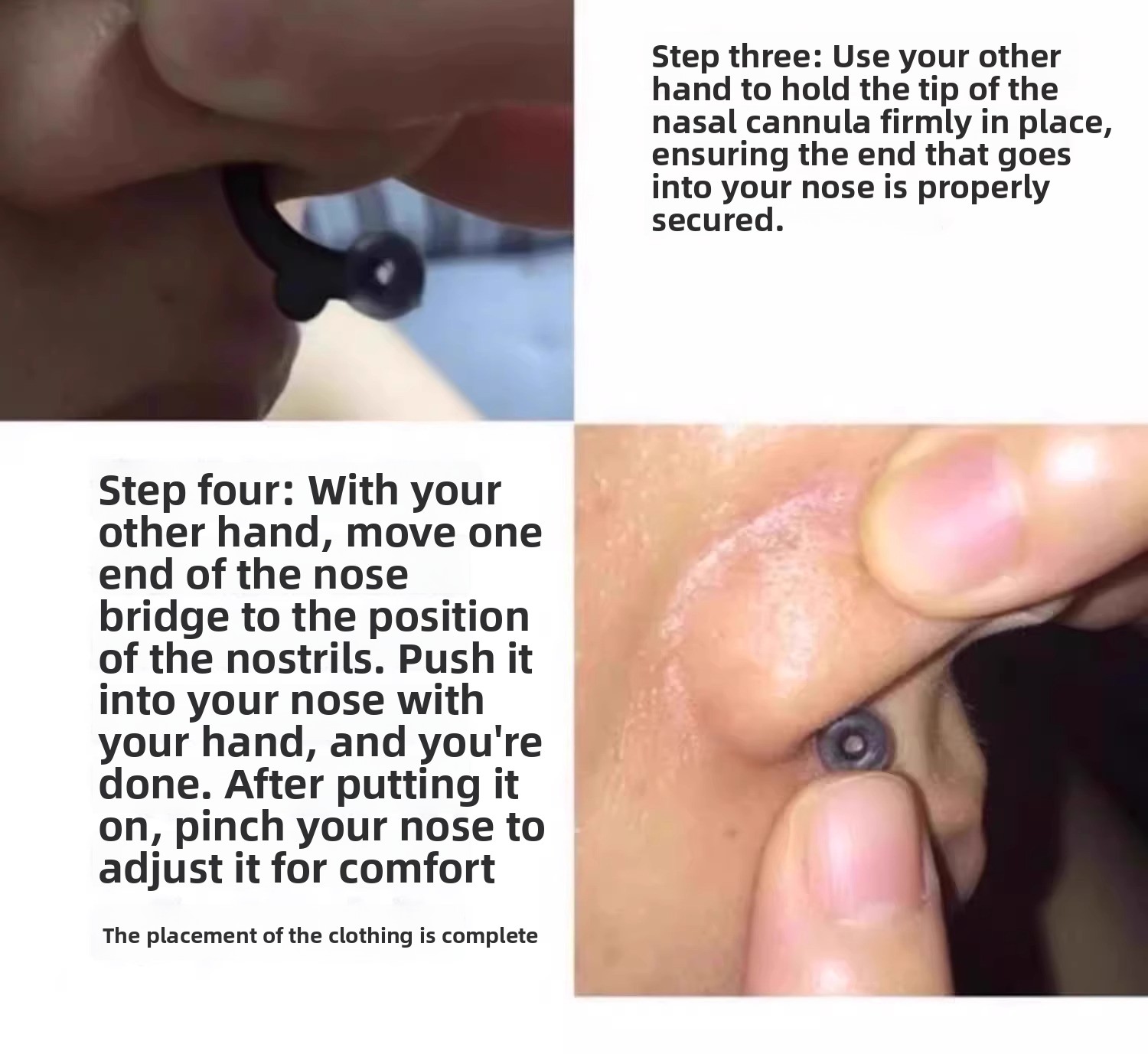 Adjustable Invisible Nose Bridge Clip Set, 2 Pieces with Adjuster
