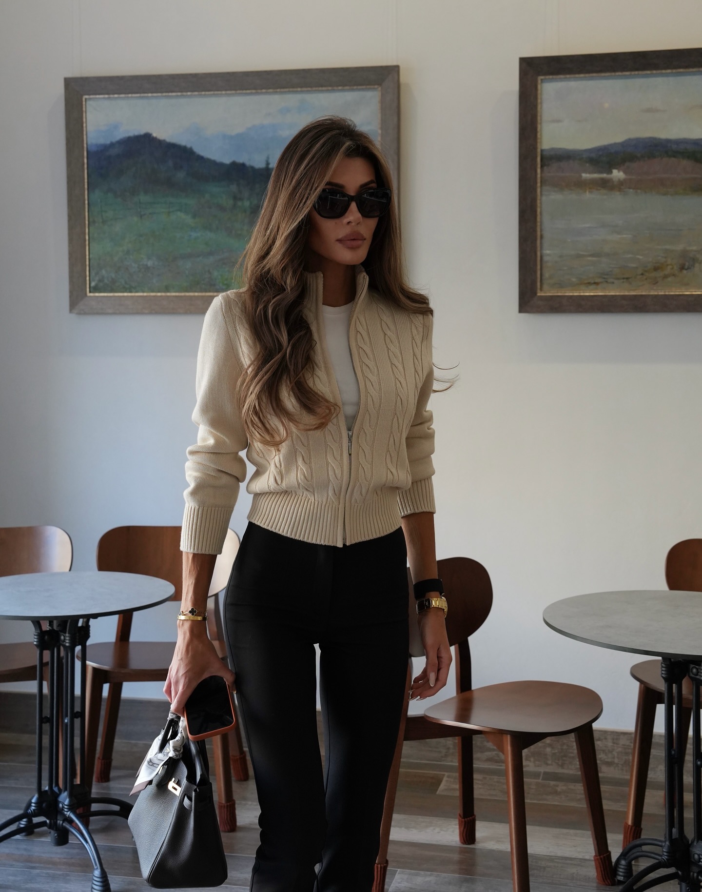 Loose Long Sleeve Textured Sweater