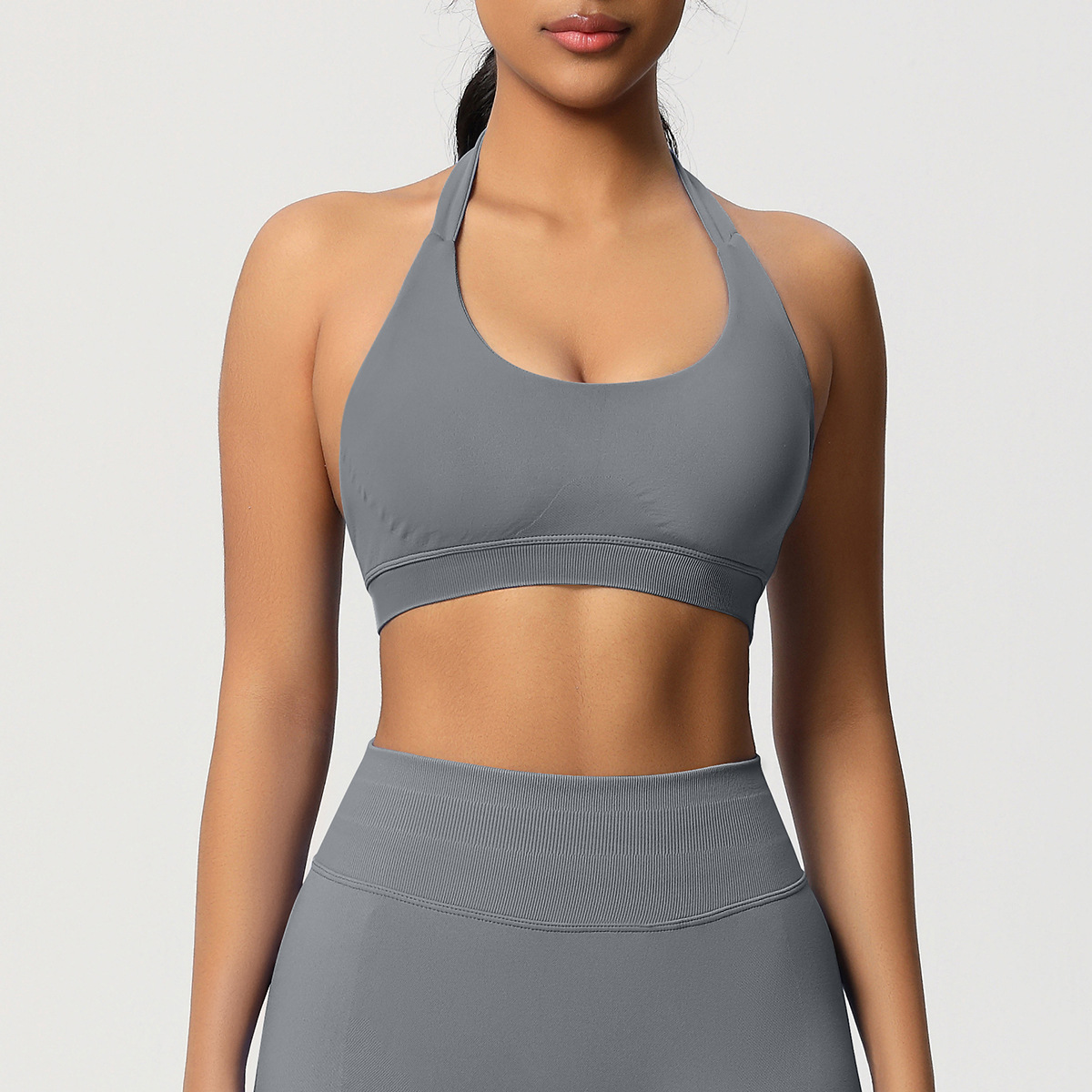 Women's Seamless Sports Bra and Leggings Set