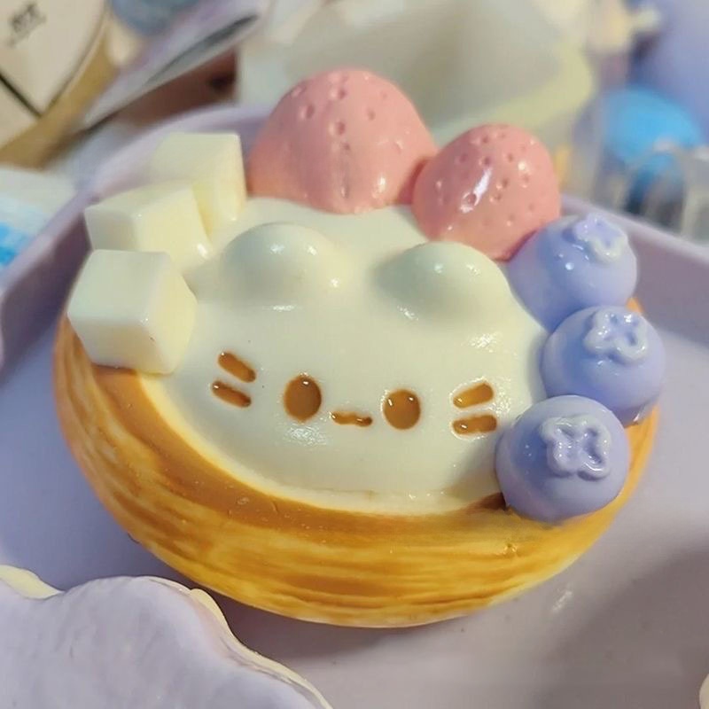 Food Squishy Fidget Toy, Cat Egg Tart and 23 More Styles