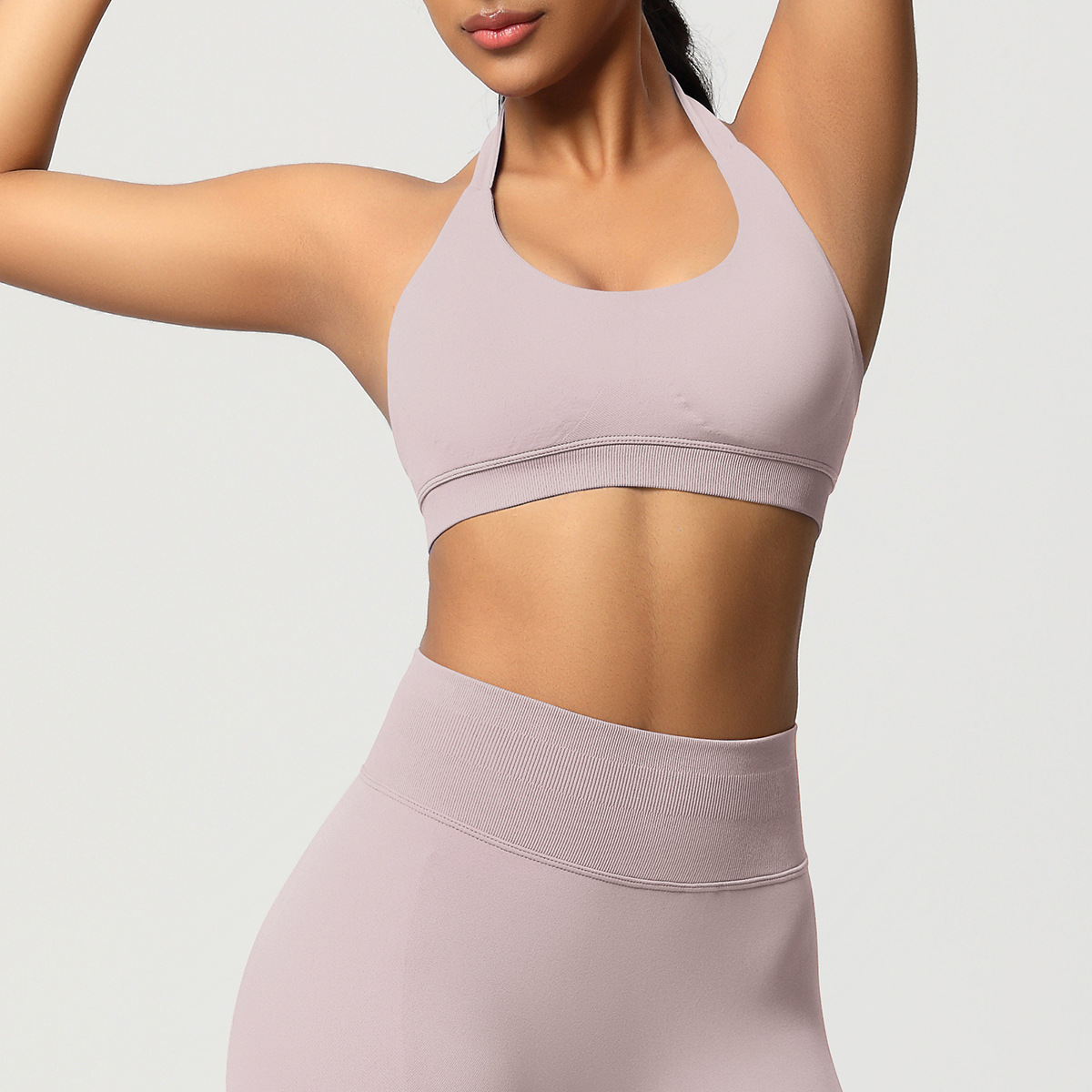 Women's Seamless Sports Bra and Leggings Set