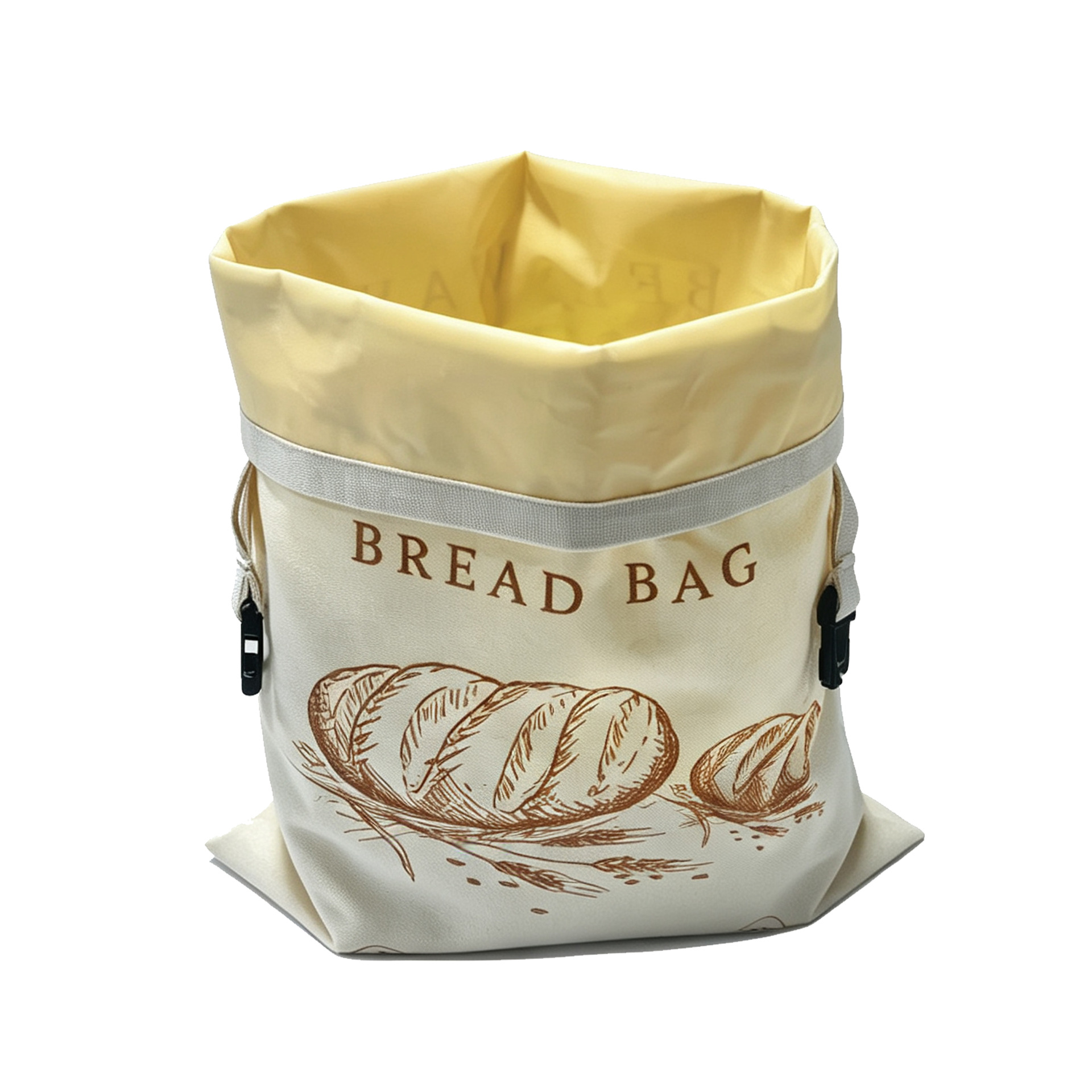 Reusable Cotton Beeswax Bread and Food Storage Bag, 33 x 43 cm