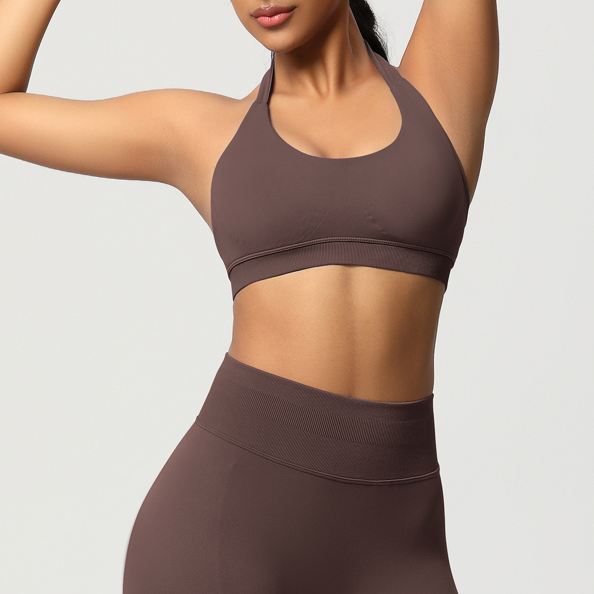 Women's Seamless Sports Bra and Leggings Set