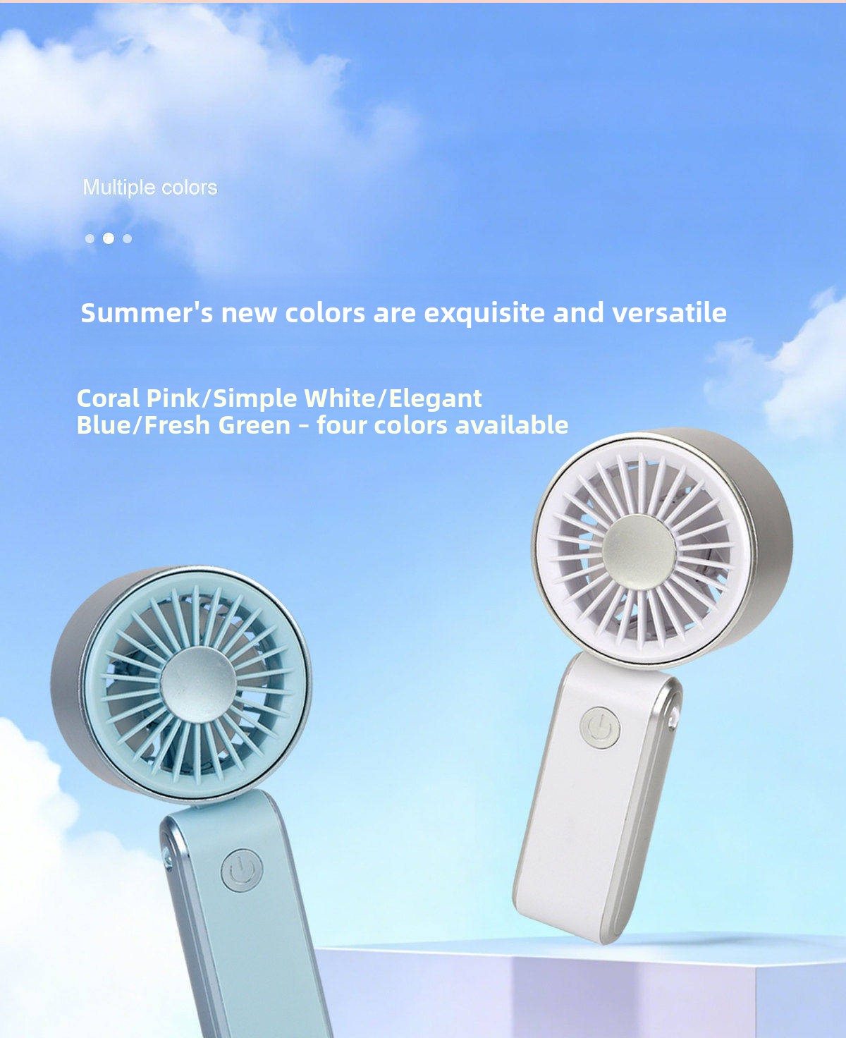Foldable USB Rechargeable Mini Handheld Fan