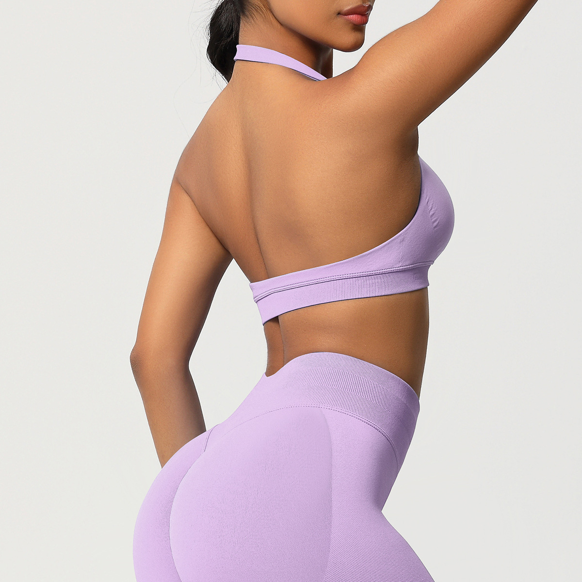 Women's Seamless Sports Bra and Leggings Set