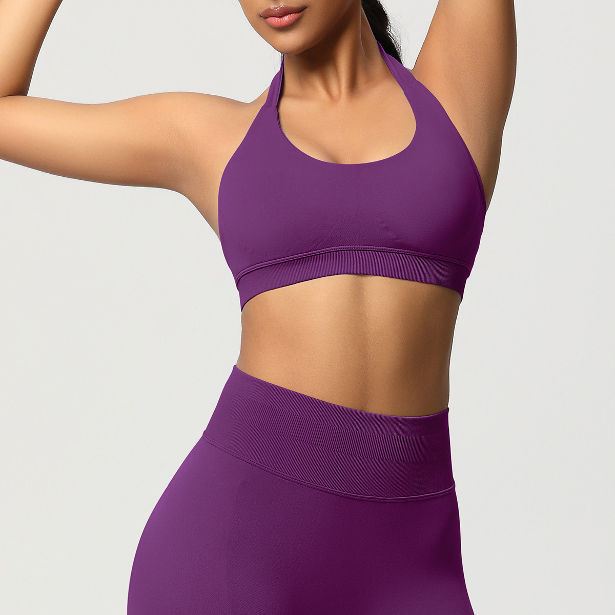 Women's Seamless Sports Bra and Leggings Set