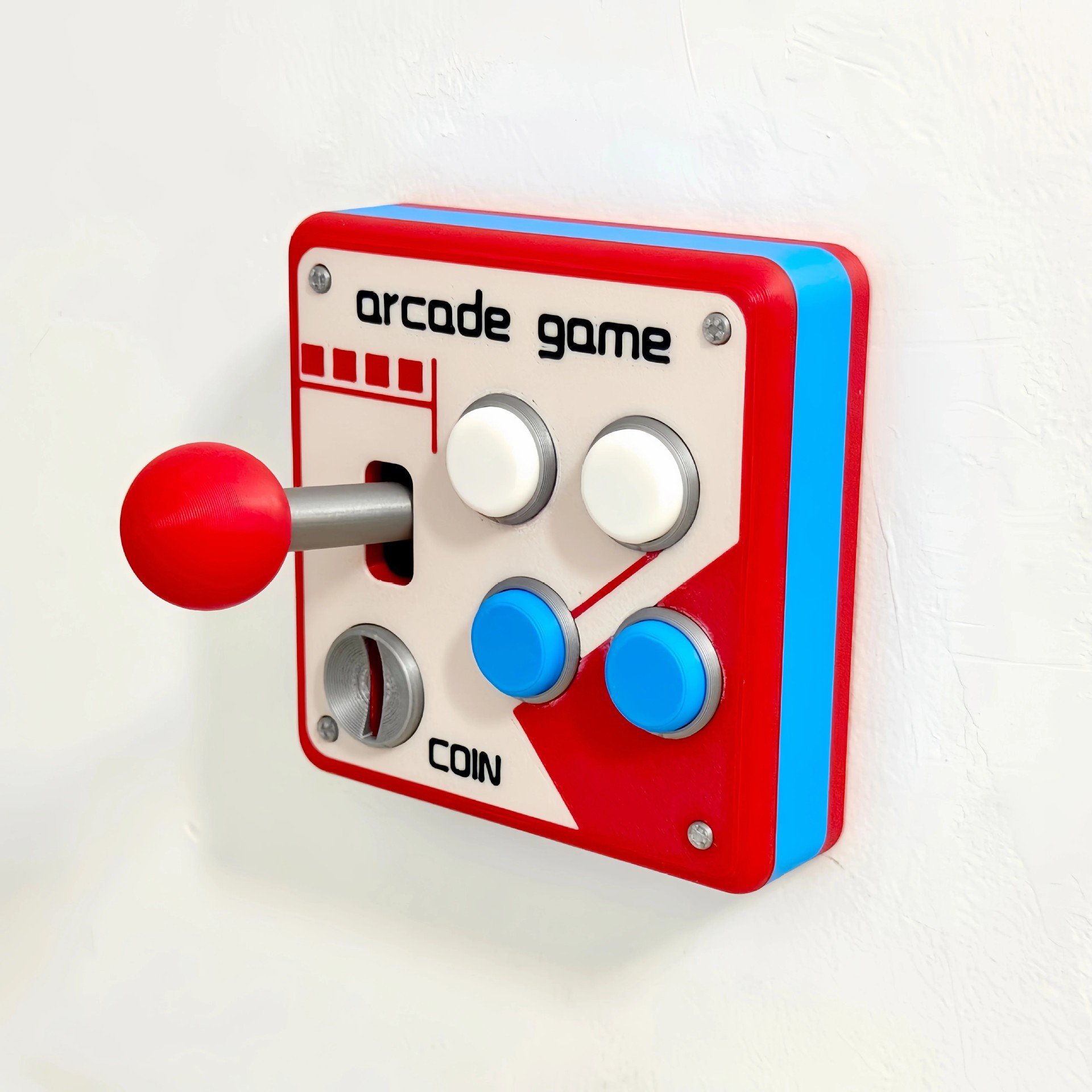 Retro Arcade Style 3D Printed Light Switch Cover