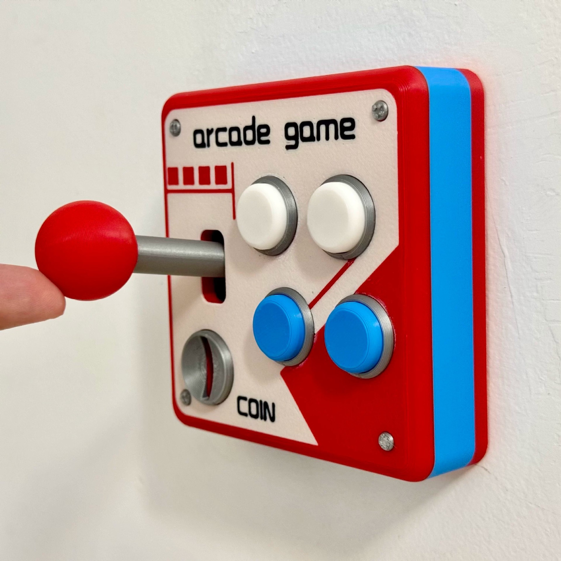 Retro Arcade Style 3D Printed Light Switch Cover