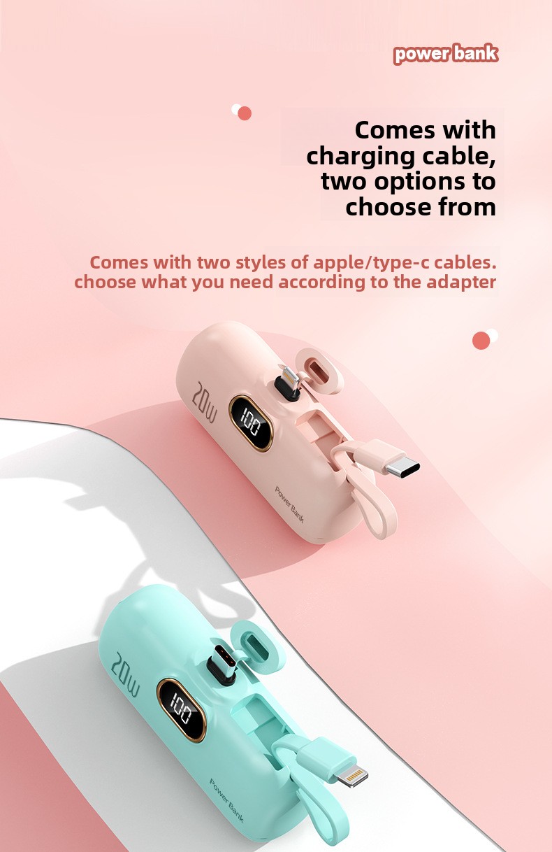 20W Capsule Power Bank