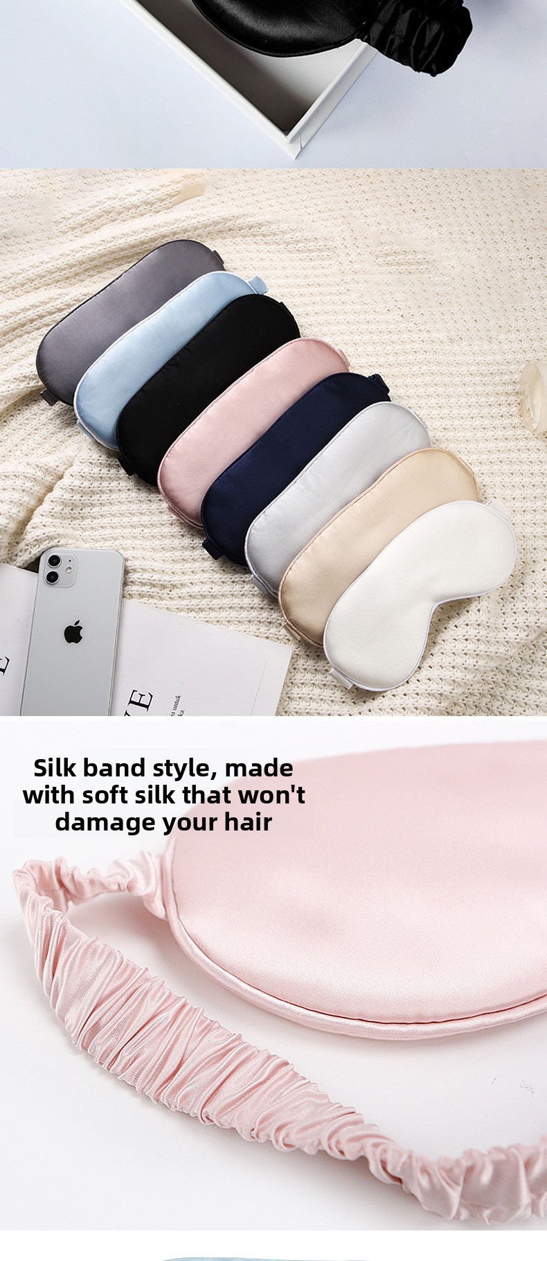 Silk Three-Dimensional Eye Mask