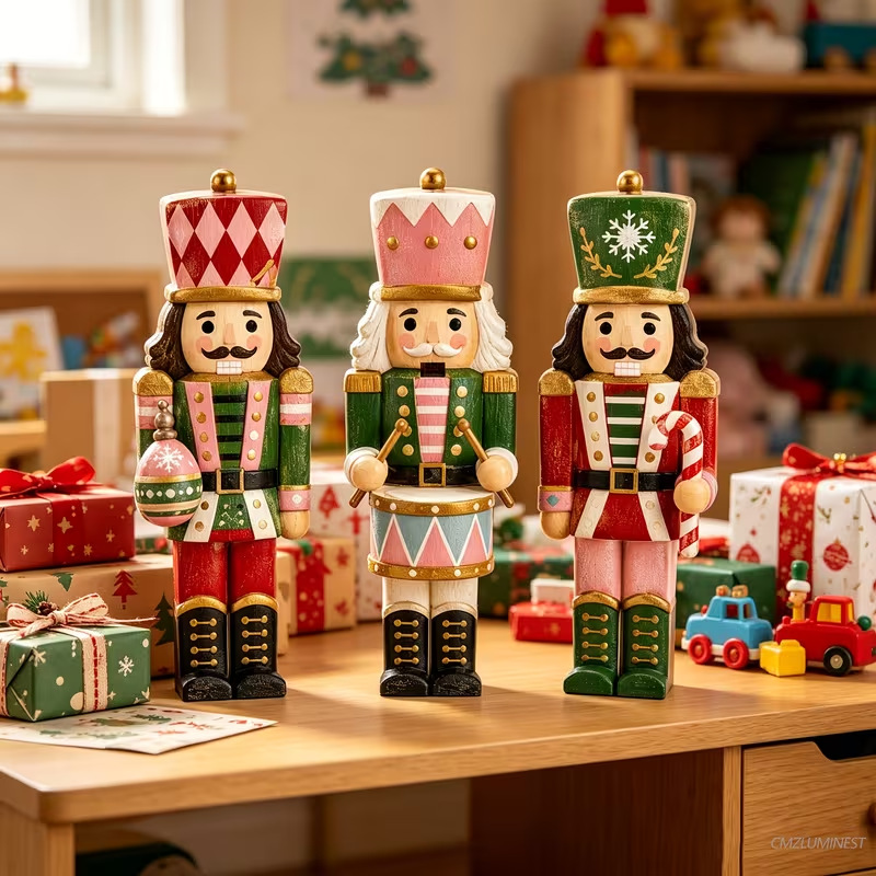 Christmas Nutcracker three-piece set