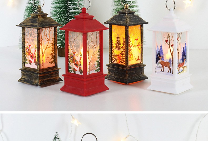 LED Luminous Satchel Candle Christmas Decoration Ornament