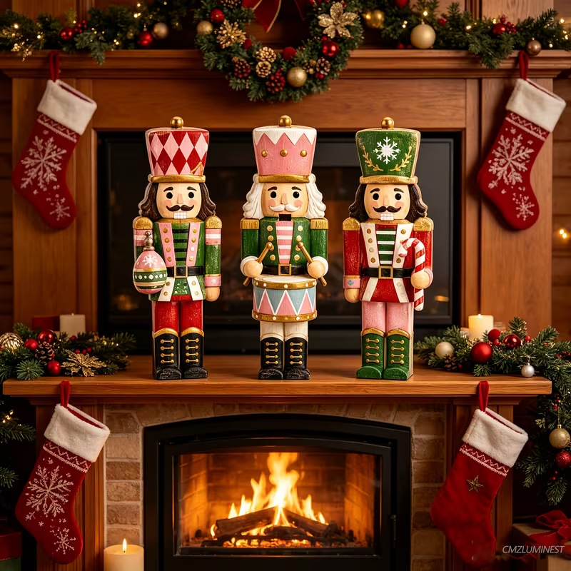 Christmas Nutcracker three-piece set