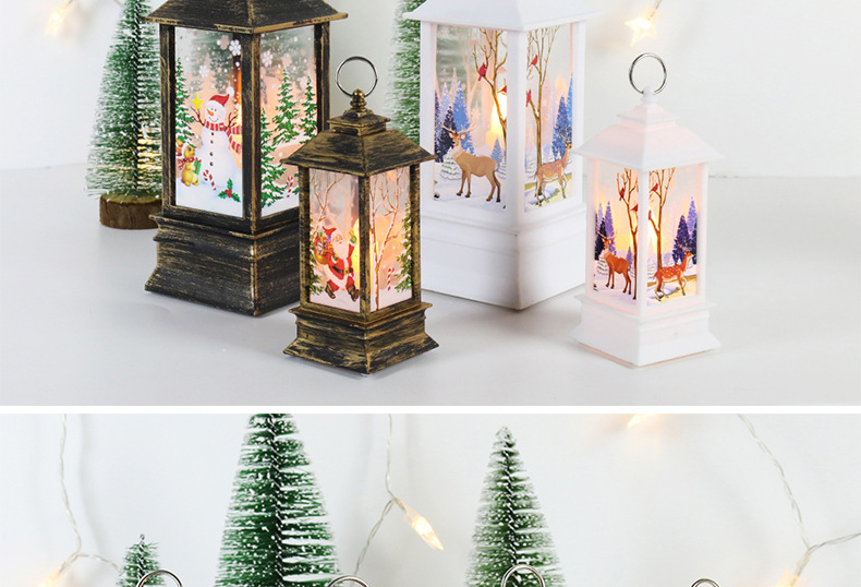LED Luminous Satchel Candle Christmas Decoration Ornament