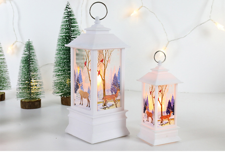 LED Luminous Satchel Candle Christmas Decoration Ornament