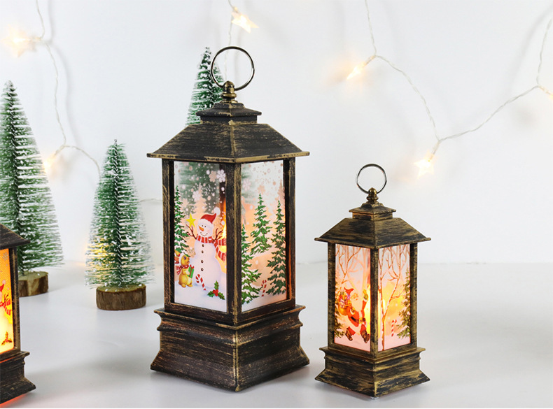LED Luminous Satchel Candle Christmas Decoration Ornament