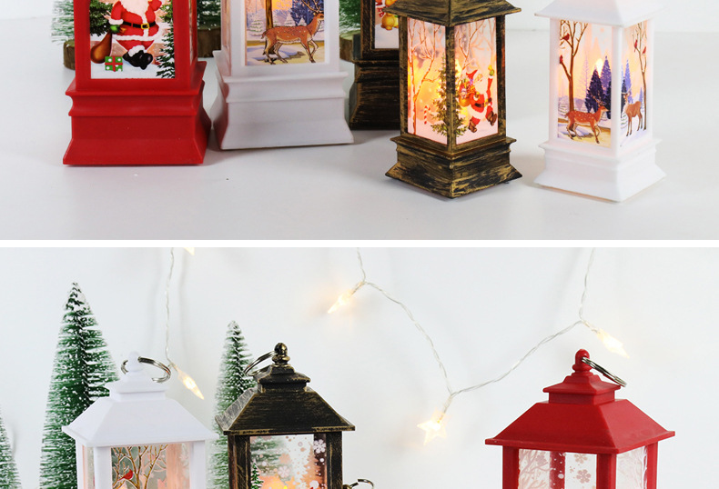 LED Luminous Satchel Candle Christmas Decoration Ornament