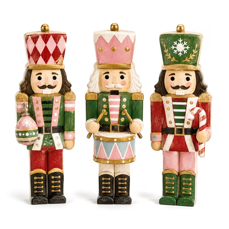 Christmas Nutcracker three-piece set