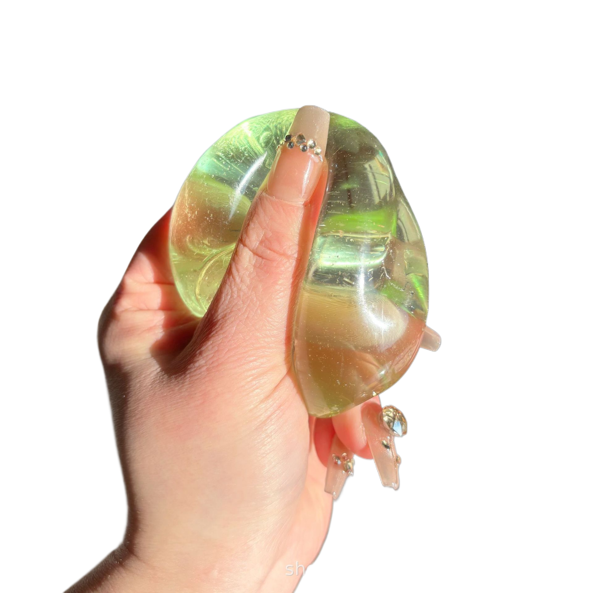 Handmade Maltose Squishy Slow Rising Stress Relief Ball Fruit Shaped Fidget Toy