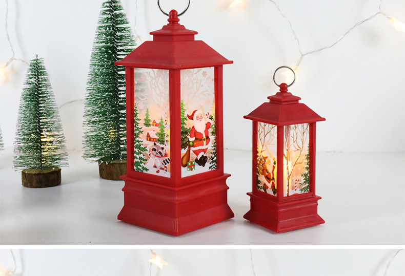LED Luminous Satchel Candle Christmas Decoration Ornament