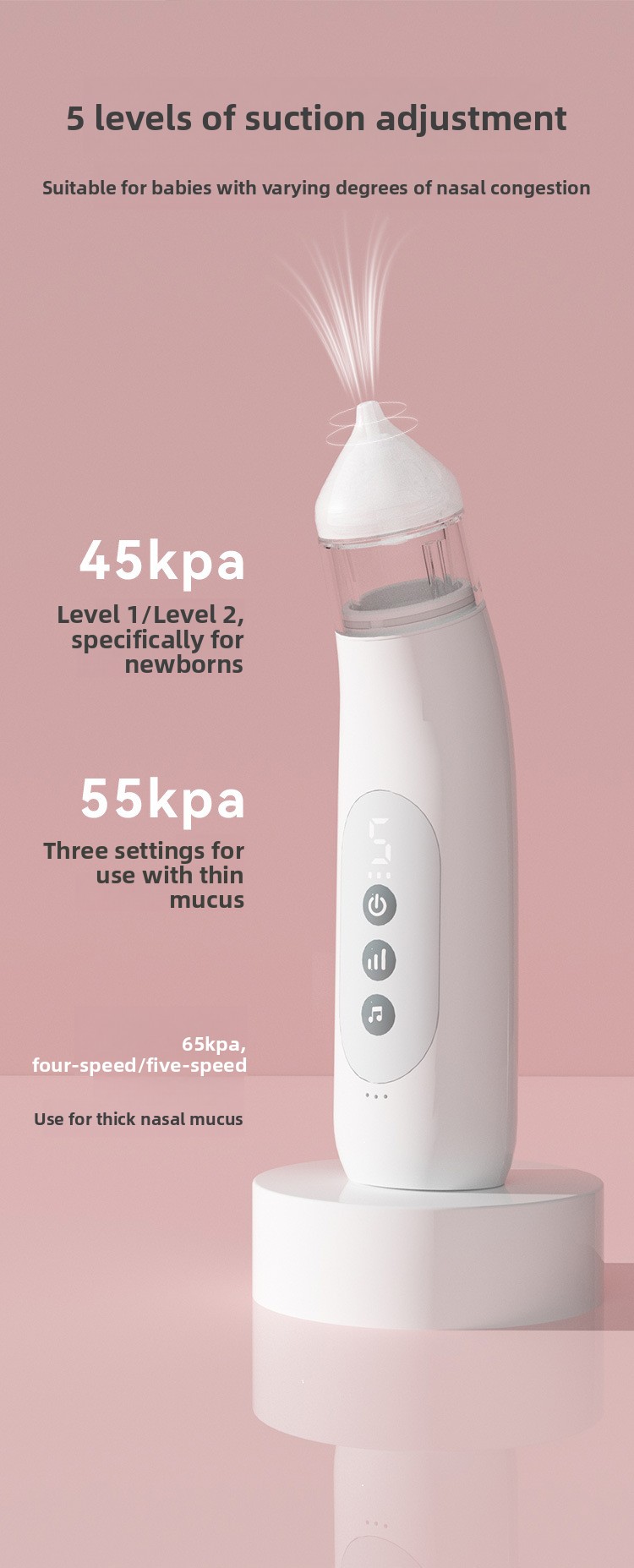 Baby nasal aspirator
