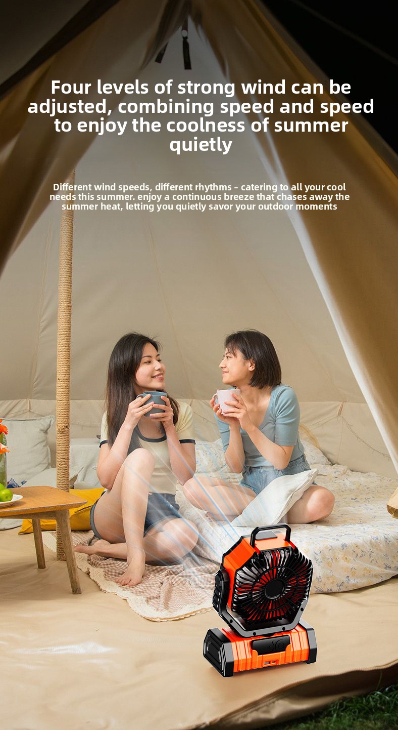 Portable Rechargeable Magnetic Water Mist Fan