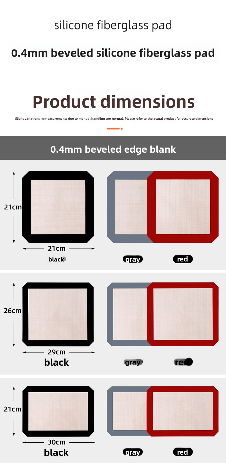 Silicone fiber oven pad