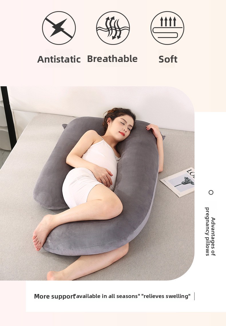 G U L shape maternity pillow options