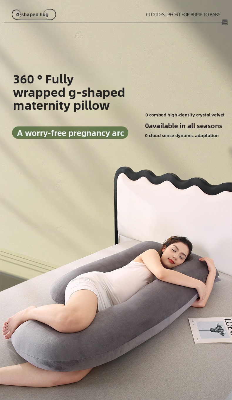 Full body maternity pregnancy pillow