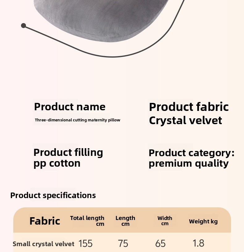 Pregnancy pillow fabric and comfort