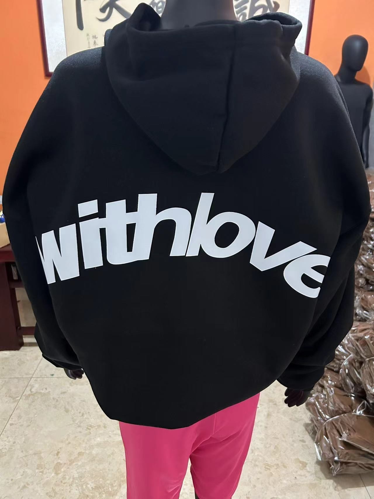 Printed Hoodie Sweater Hoodie Coat American Vintage Long Sleeve Sweater