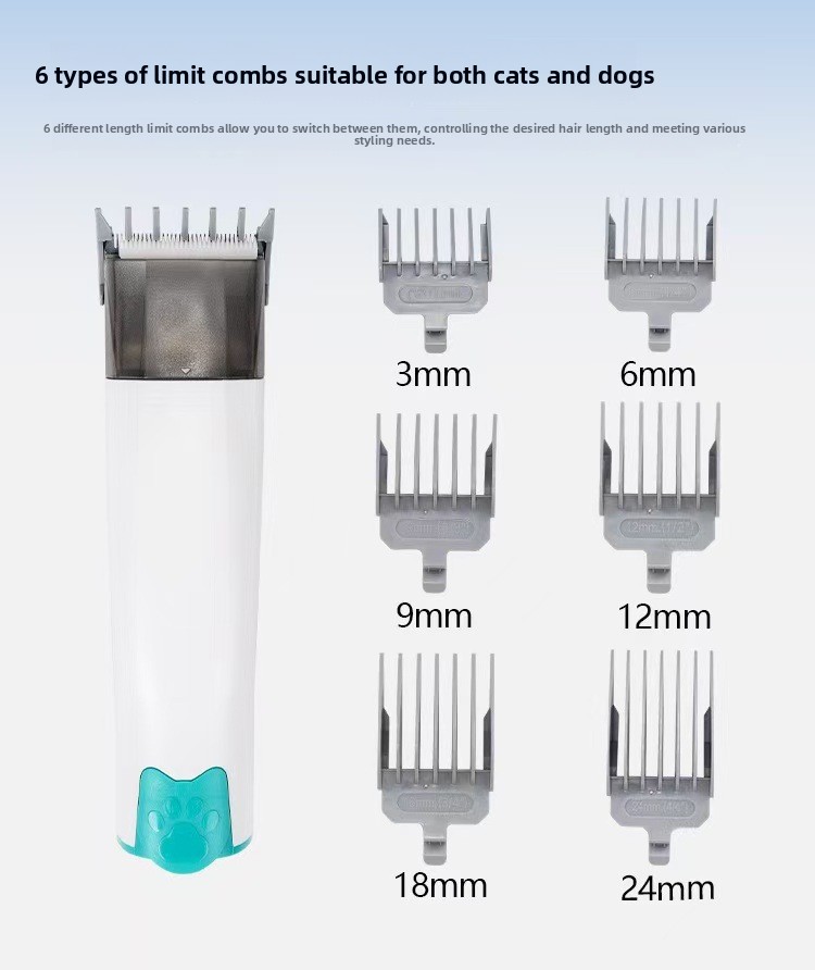 7-in-1 Pet Grooming Vacuum with Trimmer